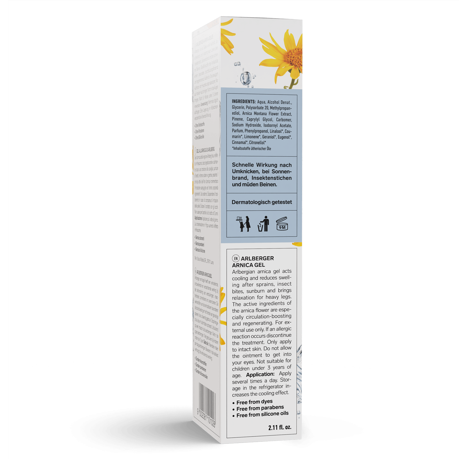Arlberger Arnica Gel охлаждащ гел от арника - BadiZdrav.BG