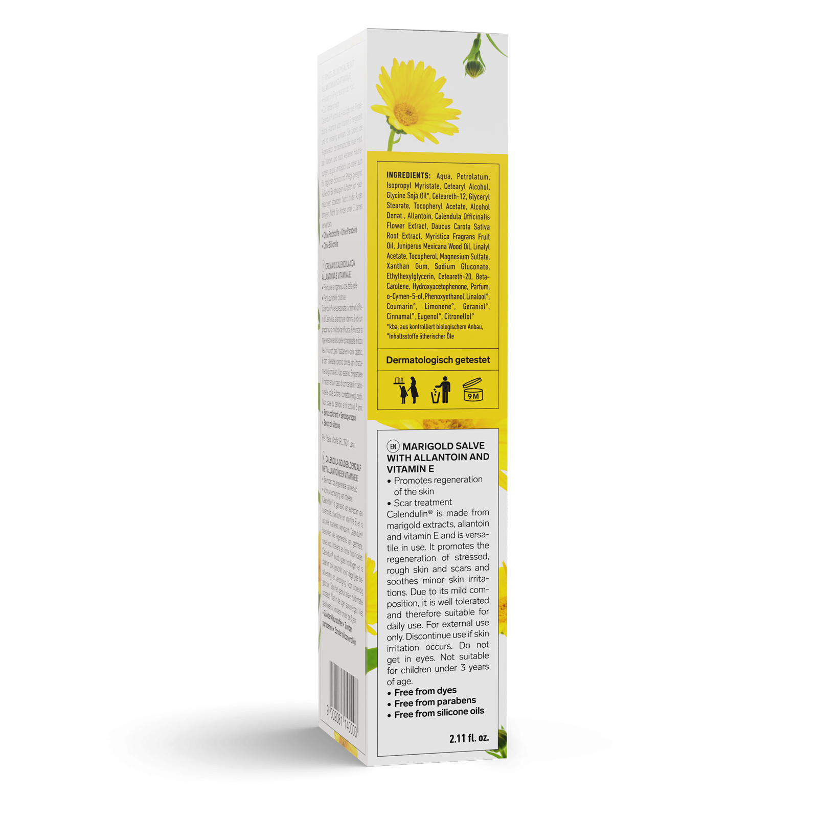 Marigold Salve with Allatoin and Vitamin E - BadiZdrav.BG