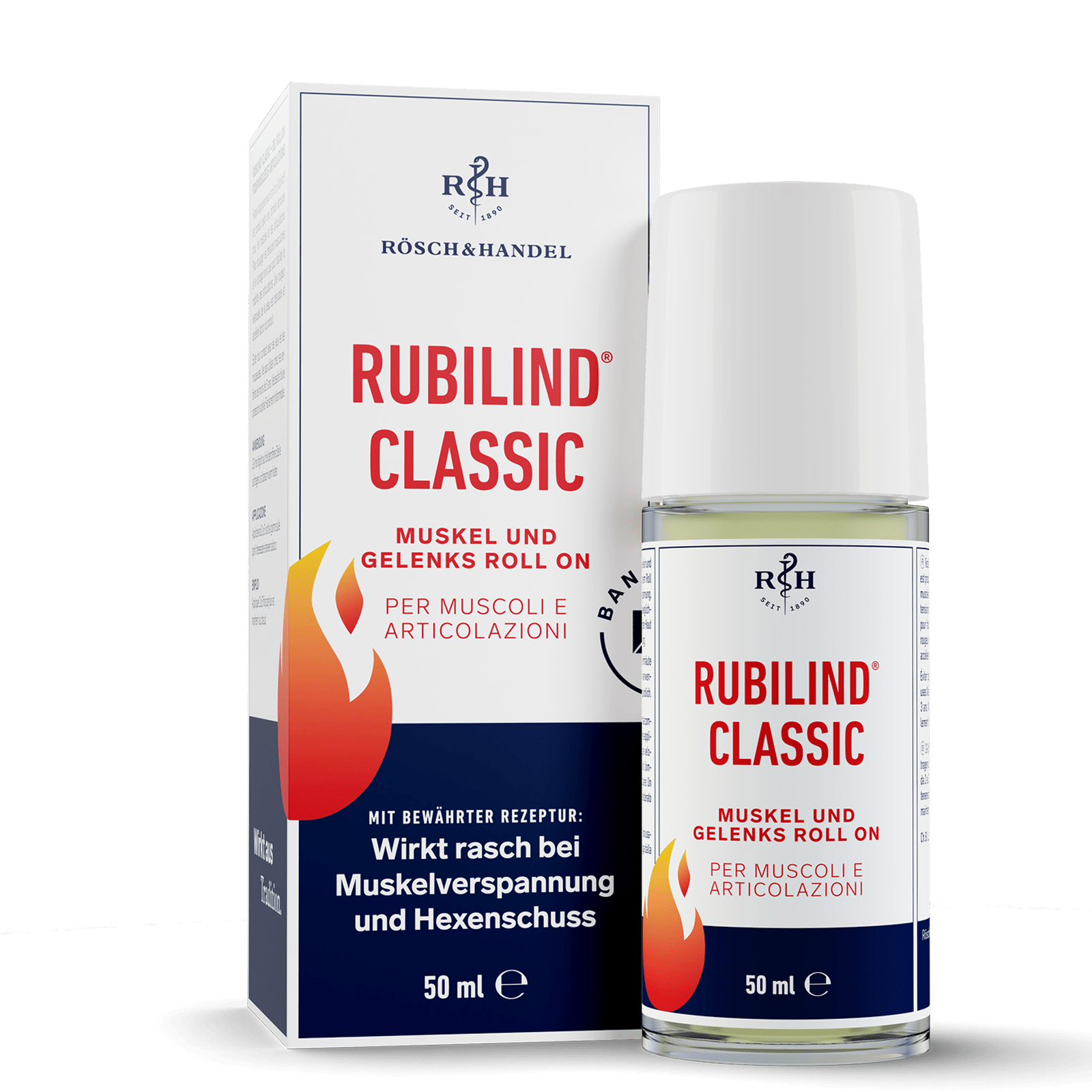 Rubilind Classic рол-он за мускули и стави - BadiZdrav.BG